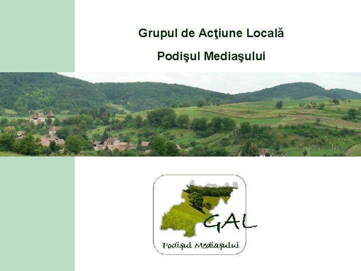 Grupul de Acţiune Locală Podişul Mediaşului 