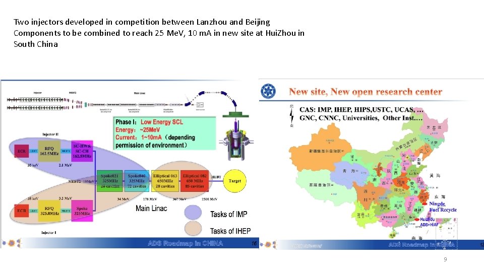 Two injectors developed in competition between Lanzhou and Beijing Components to be combined to