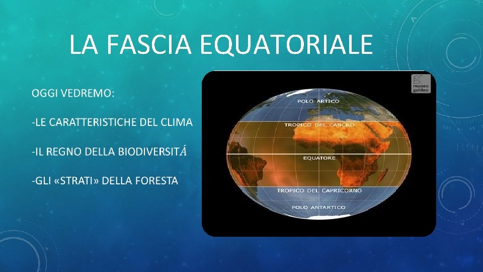 LA FASCIA EQUATORIALE 