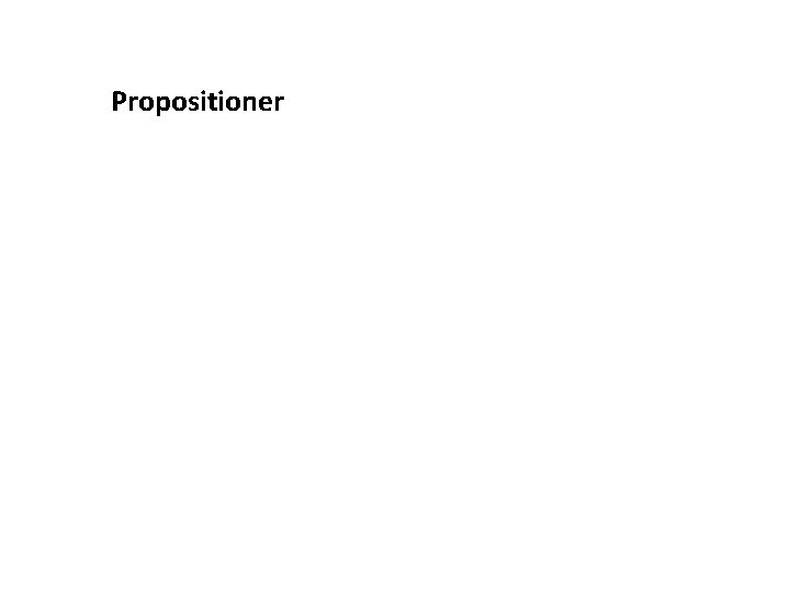 Propositioner 