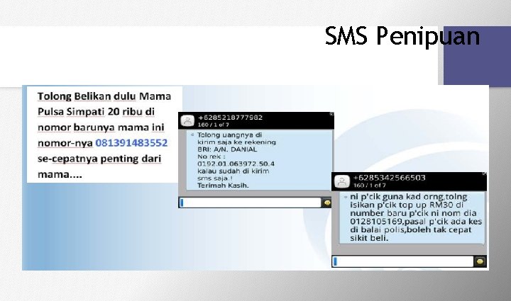 SMS Penipuan 