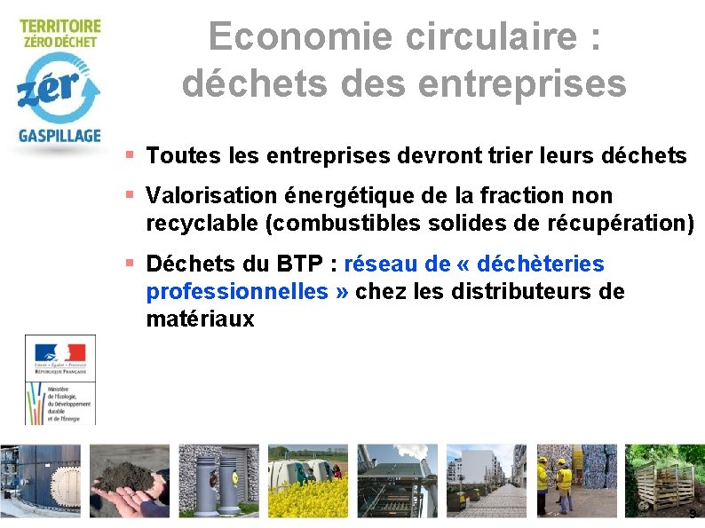 Economie circulaire : déchets des entreprises Toutes les entreprises devront trier leurs déchets Valorisation