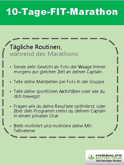 10 -Tage-FIT-Marathon Tägliche Routinen, während des Marathons: • Sende dein Gewicht als Foto der 10 -Tage-FIT-Marathon Tägliche Routinen, während des Marathons: • Sende dein Gewicht als Foto der