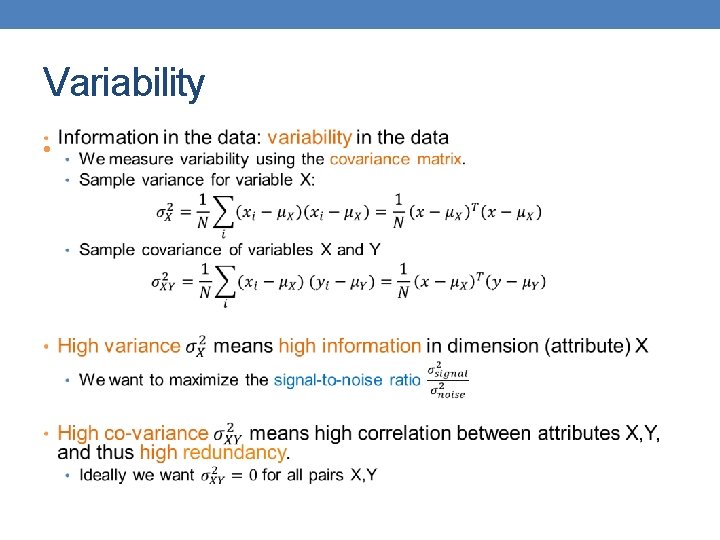 Variability • 