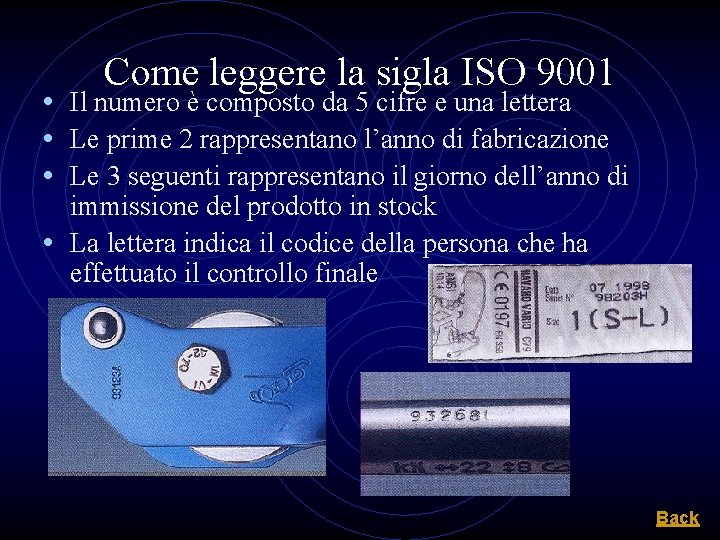 Come leggere la sigla ISO 9001 • Il numero è composto da 5 cifre