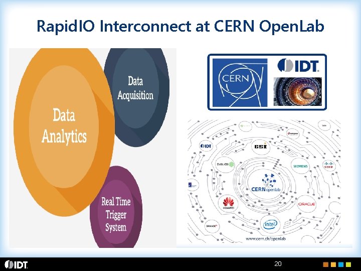 Rapid. IO Interconnect at CERN Open. Lab 20 