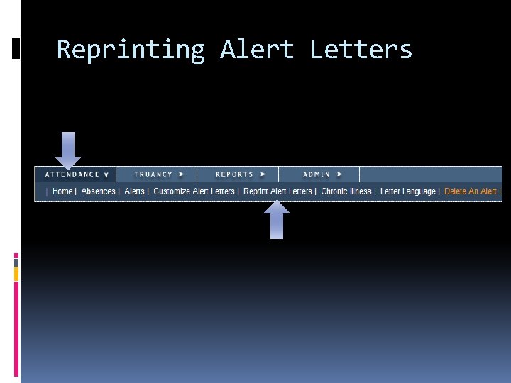 Reprinting Alert Letters 