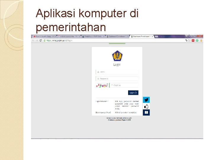 Aplikasi komputer di pemerintahan 