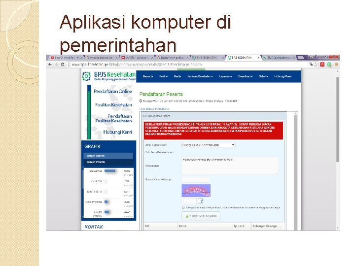 Aplikasi komputer di pemerintahan 