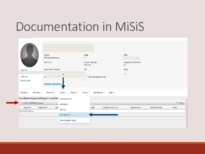 Documentation in Mi. S 