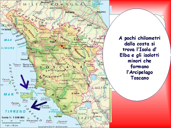 A dominare il territorio della Toscana sono però le Il La fiume più fascia