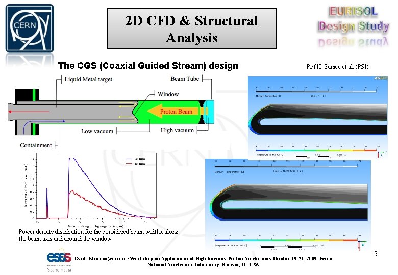 2 D CFD & Structural Analysis The CGS (Coaxial Guided Stream) design Ref K.