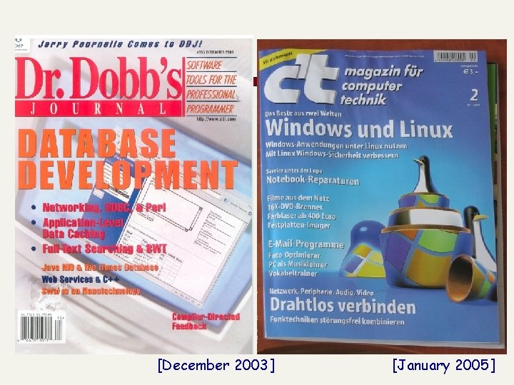 [December 2003] [January 2005] 