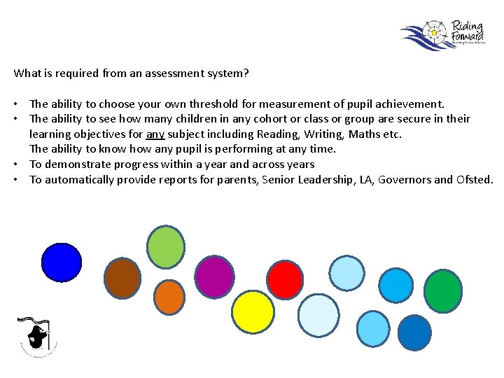 What is required from an assessment system? • The ability to choose your own