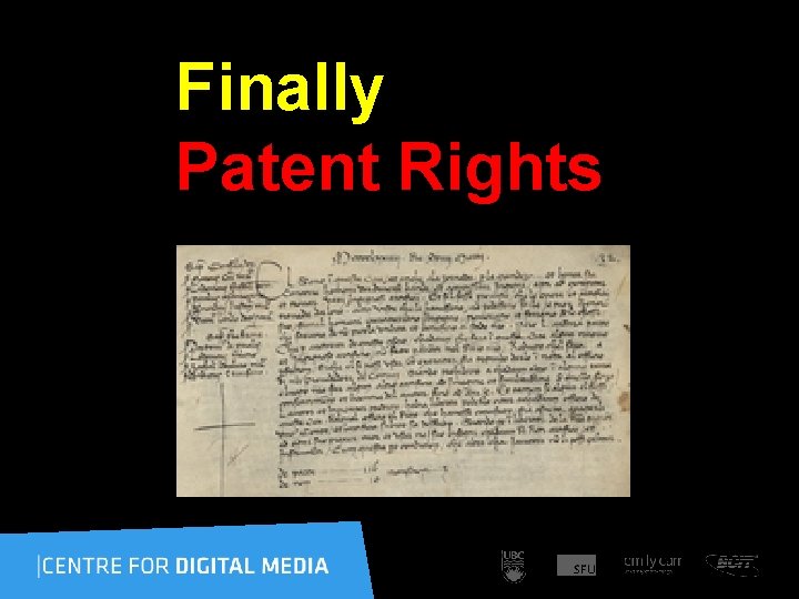  Finally Patent Rights 