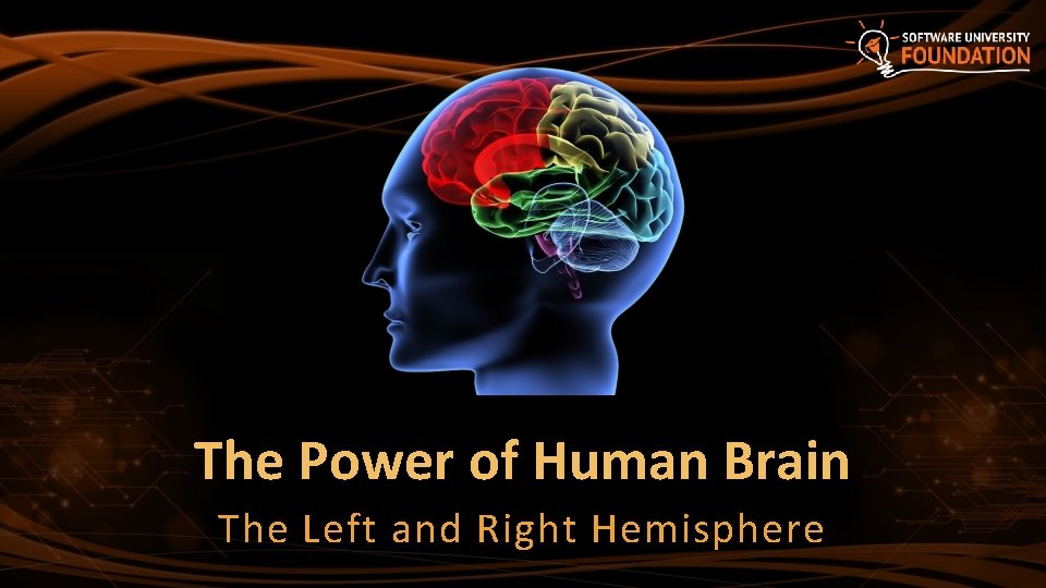 The Power of Human Brain The Left and Right Hemisphere 