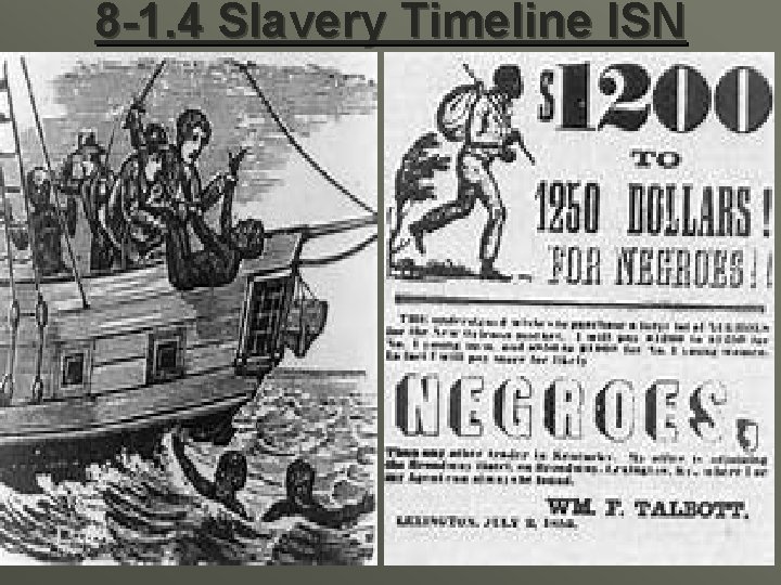 8 -1. 4 Slavery Timeline ISN 