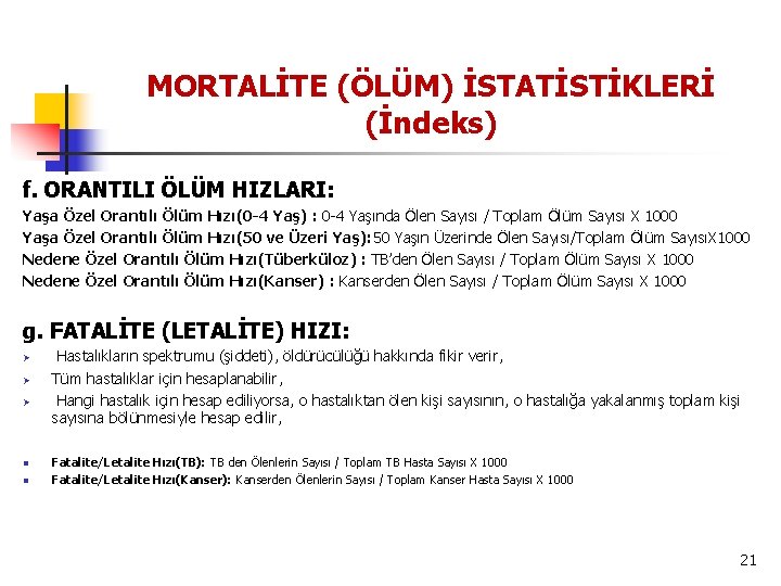 demografk salik ltler hiz ve oran kavramifarklar bes