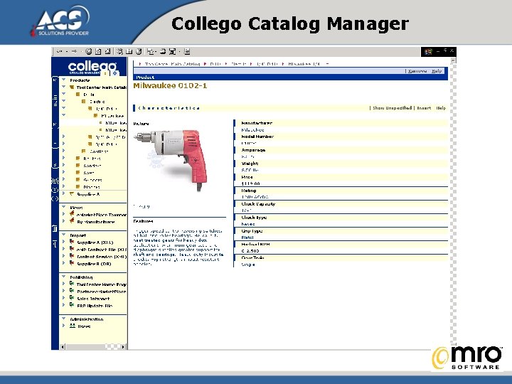 Collego Catalog Manager 