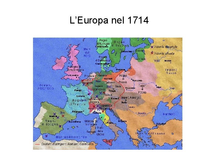 L’Europa nel 1714 