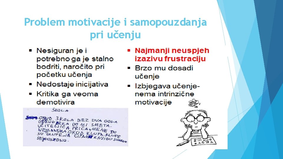 Problem motivacije i samopouzdanja pri učenju 