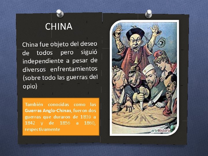 CHINA China fue objeto del deseo de todos pero siguió independiente a pesar de