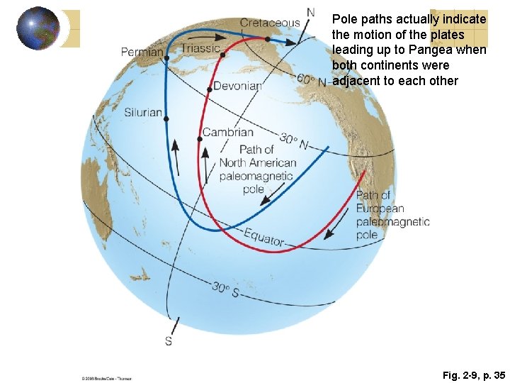 Pole paths actually indicate the motion of the plates leading up to Pangea when Pole paths actually indicate the motion of the plates leading up to Pangea when
