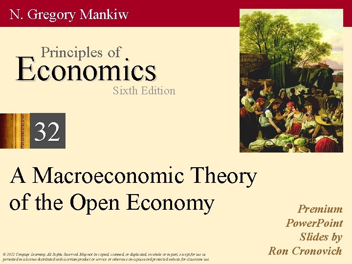 N. Gregory Mankiw Principles of Economics Sixth Edition 32 A Macroeconomic Theory of the