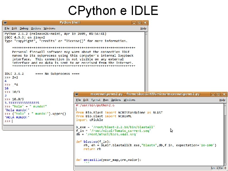 CPython e IDLE 