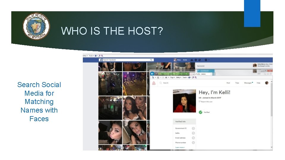 WHO IS THE HOST? Search Social Media for Matching Names with Faces 