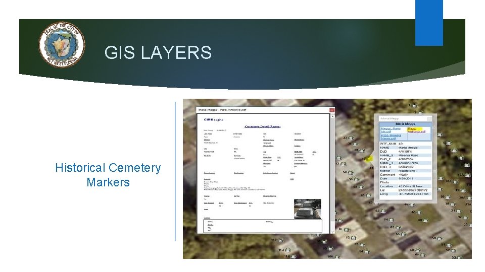 GIS LAYERS Historical Cemetery Markers 