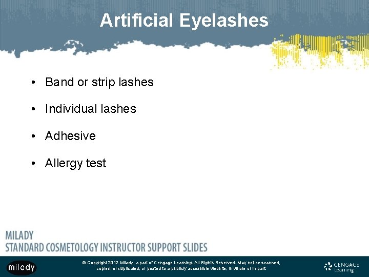 Artificial Eyelashes • Band or strip lashes • Individual lashes • Adhesive • Allergy Artificial Eyelashes • Band or strip lashes • Individual lashes • Adhesive • Allergy