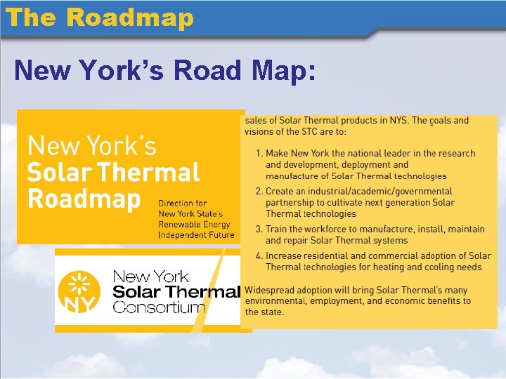 The Roadmap New York’s Road Map: 