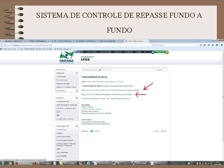 SISTEMA DE CONTROLE DE REPASSE FUNDO A FUNDO 