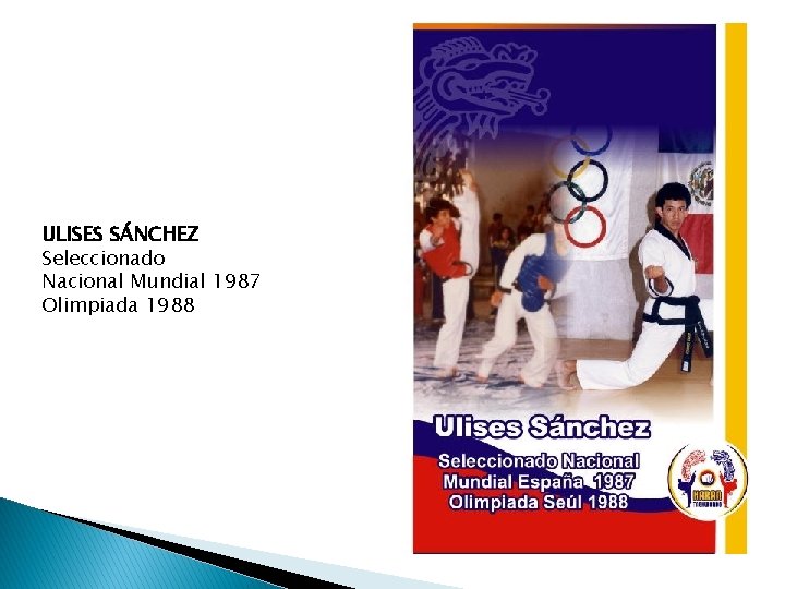 ULISES SÁNCHEZ Seleccionado Nacional Mundial 1987 Olimpiada 1988 