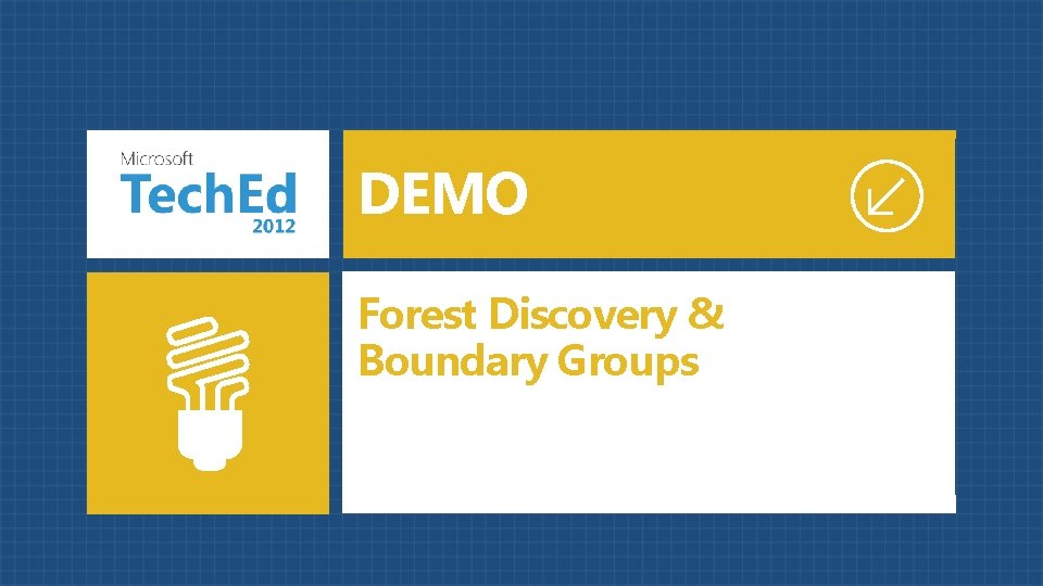 DEMO Forest Discovery & Boundary Groups 