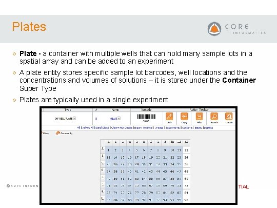 Plates » Plate - a container with multiple wells that can hold many sample