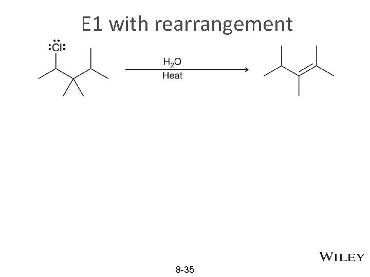 E 1 with rearrangement 8 -35 