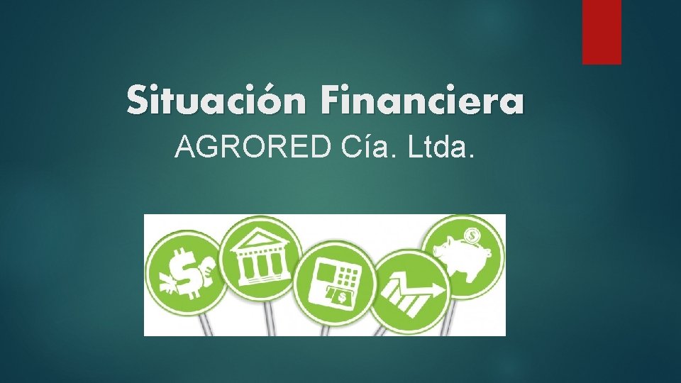 Situación Financiera AGRORED Cía. Ltda. Situación Financiera AGRORED Cía. Ltda.