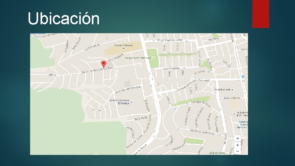 Ubicación Ubicación