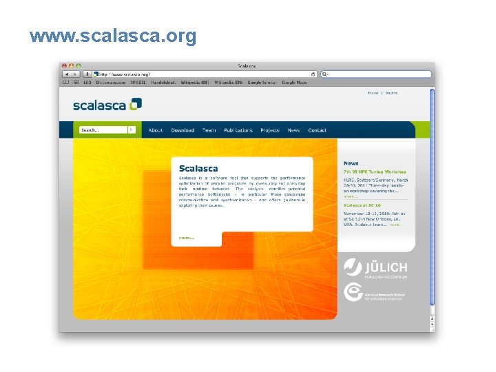 www. scalasca. org 