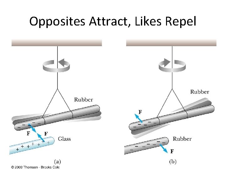 Opposites Attract, Likes Repel 