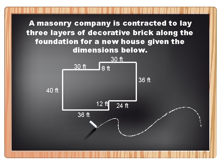 A masonry company is contracted to lay three layers of decorative brick along the