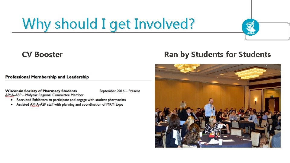 Why should I get Involved? CV Booster Ran by Students for Students 