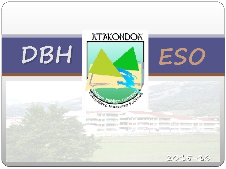 DBH ESO 2015 -16 