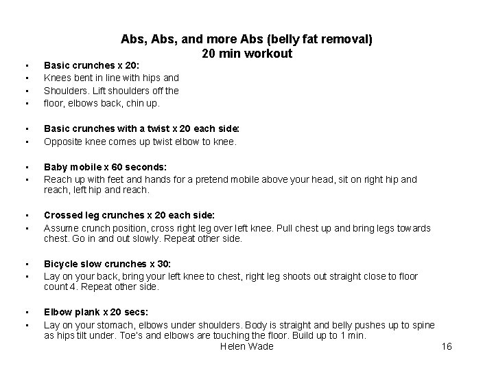 Abs, and more Abs (belly fat removal) 20 min workout • • Basic crunches