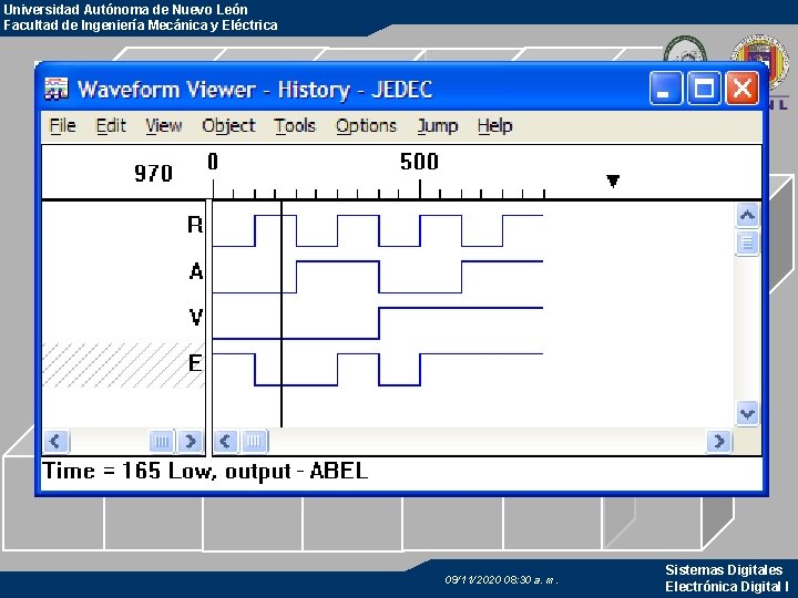 Universidad Autónoma de Nuevo León Facultad de Ingeniería Mecánica y Eléctrica 09/11/2020 08: 30