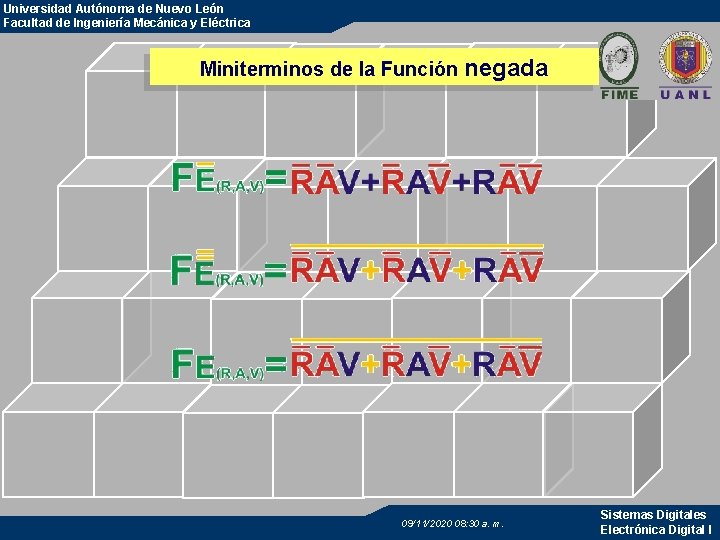 Universidad Autónoma de Nuevo León Facultad de Ingeniería Mecánica y Eléctrica Miniterminos de la