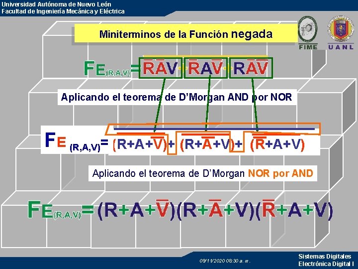 Universidad Autónoma de Nuevo León Facultad de Ingeniería Mecánica y Eléctrica Miniterminos de la