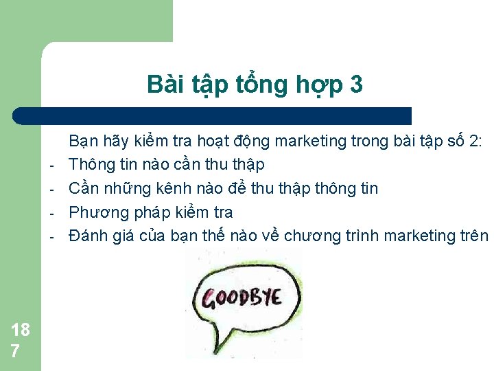 Bài tập tổng hợp 3 - 18 7 Bạn hãy kiểm tra hoạt động